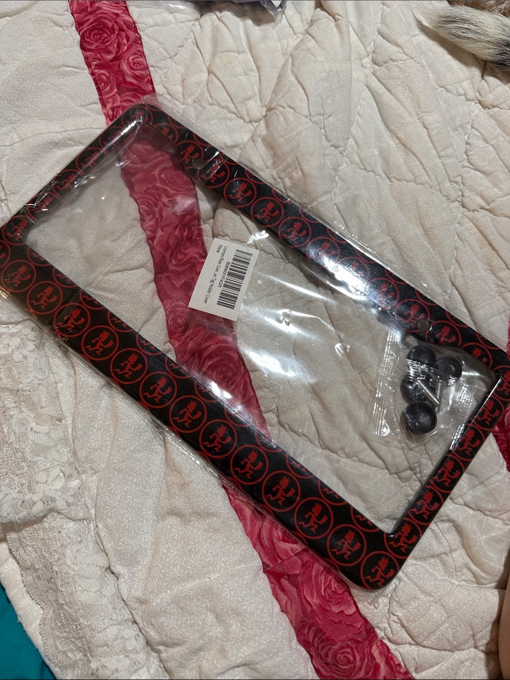 NWT Insane Clown Posse Metal License Plate cover with hardware